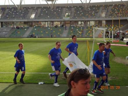 Osoby niepełnosprawne na 35. kolejce piłkarskiej ekstraklasy